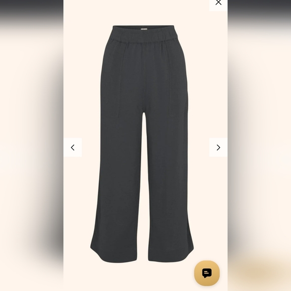 Oddbird Kardes Pants Turkish Cotton Gauze Blue Medium - Picture 6 of 10